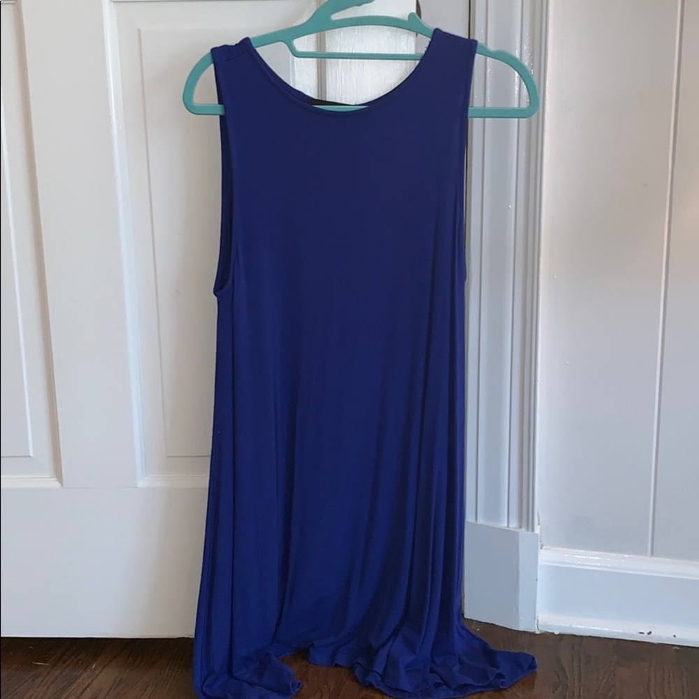 Hourglass Lilly dark blue dress